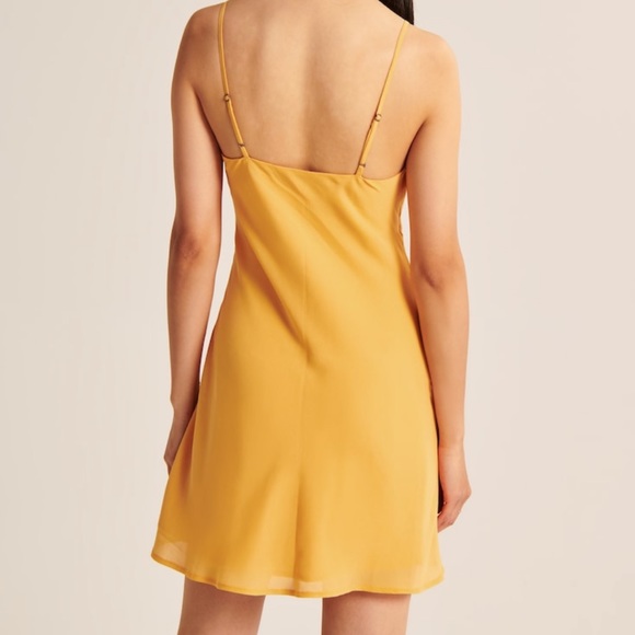 A&F Cinch Front Slip Mini Dress - Picture 2 of 6